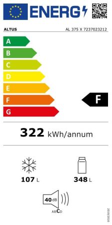 ALTUS AL 375 X Çift Kapılı No Frost Buzdolabı - 4