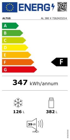 ALTUS AL 380 X Çift Kapılı No Frost Buzdolabı - 4