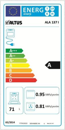 ALTUS ALA 137 I Ankastre Inox Fırın - 2