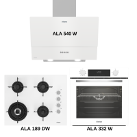 ALTUS ALA 332 W-ALA 540 W-ALA 189 GDW Beyaz Ankastre Set - 1