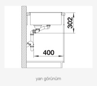 BLANCO AXIA III 6 S Cam Kesme Tahtalı Sağ Damlalıklı Silgranit Kahve Eviye - 8