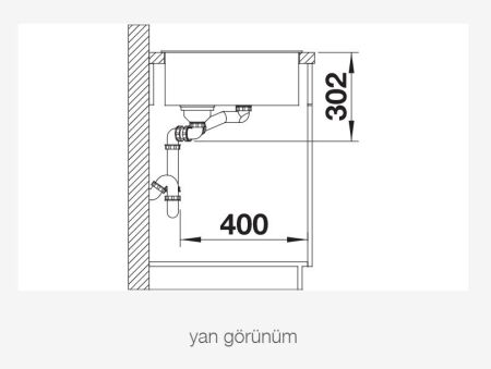 BLANCO AXIA III 6 S Cam Kesme Tahtalı Sol Damlalıklı Silgranit Beyaz Eviye - 5