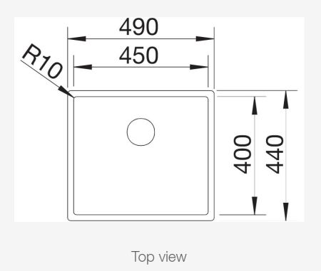 BLANCO CLARON 450 - IF Steelart Paslanmaz Çelik Eviye - 3