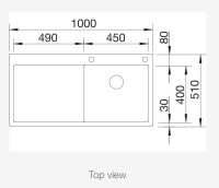 BLANCO CLARON 5 S - IF Sağ Damlalıklı Steelart Paslanmaz Çelik Eviye - 4