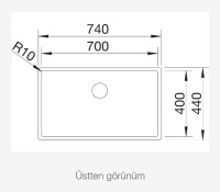 BLANCO CLARON 700-IF Steelart Paslanmaz Çelik Eviye - 3