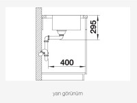 BLANCO DIVON II 5 S - IF Sağ Damlalıklı Steelart Paslanmaz Çelik Eviye - 10