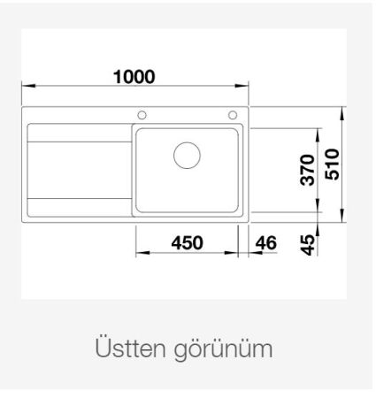 BLANCO DIVON II 5 S - IF Sol Damlalıklı Steelart Paslanmaz Çelik Eviye - 6