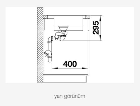 BLANCO DIVON II 6 S - IF Sağ Damlalıklı Steelart Paslanmaz Çelik Eviye - 5