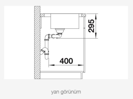 BLANCO DIVON II 8 S - IF Sağ Damlalıklı Steelart Paslanmaz Çelik Eviye - 5