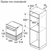 BOSCH BIC7101B1 ANKASTRE SICAK TUTMA ÇEKMECESİ - 2