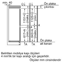 BOSCH KIS87AFE0N ANKASTRE SOĞUTUCU - 9