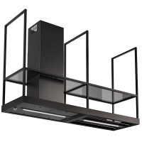 Faber MYTHOS T-SHELF EV8 BK MATT A180 Davlumbaz - 1