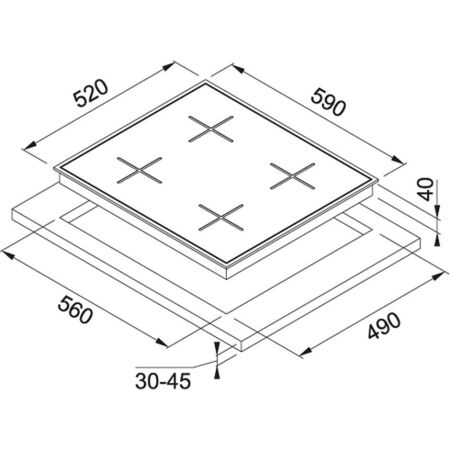 Franke New Glass Linear FHNG 604 4G TC BK C 4 Gözlü Siyah - 2