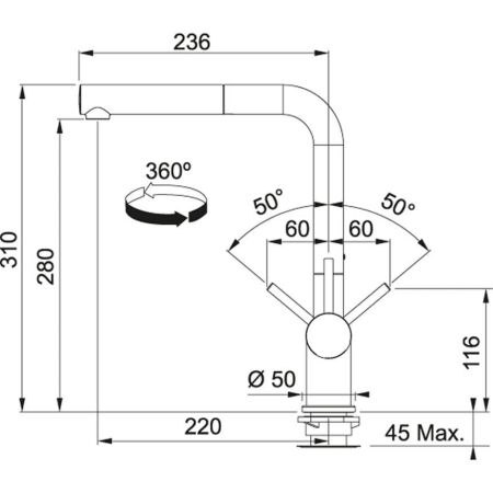 Franke ACTİVE PLUS AVENA Evye Armatürü - 2