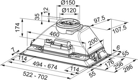 Franke Aspiratör Box Fbı 525 Bk - 3