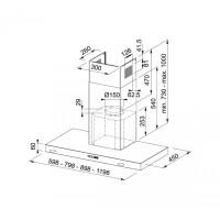 Franke Davlumbaz Tale 915 W Mb Matt Black - 4