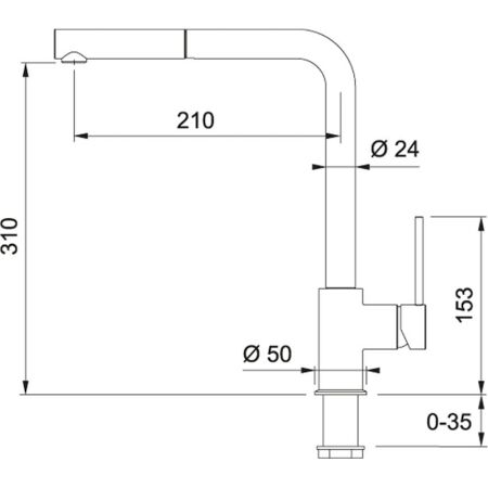 Franke SIRIUS KROM Evye Armatürü - 2