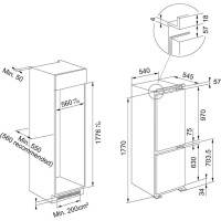 Franke FCB 320 TNF NE E Ankastre Buzdolabı - 2