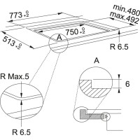 Franke Mythos FMY 808 I FP BK Ankastre İndüksiyon Ocak,80 cm, Vitroseramik Cam Yüzey, Siyah - 3