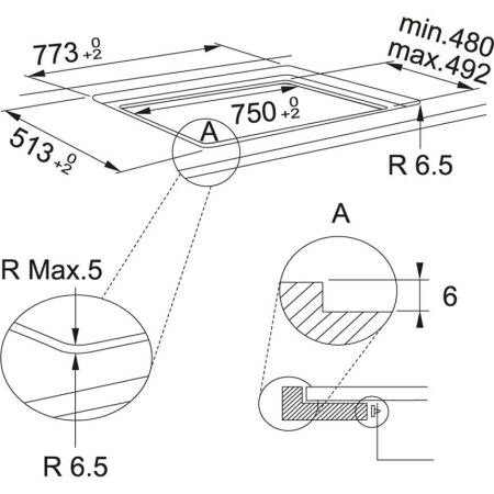 Franke Mythos FMY 808 I FP BK Ankastre İndüksiyon Ocak,80 cm, Vitroseramik Cam Yüzey, Siyah - 3