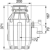 Franke TE-75 Çöp Öğütücü, 3/4 Beygir gücü - 2