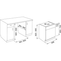 Franke FDWS 614 D8P DOS E Yarı Ankastre Bulaşık Makinesi - 2