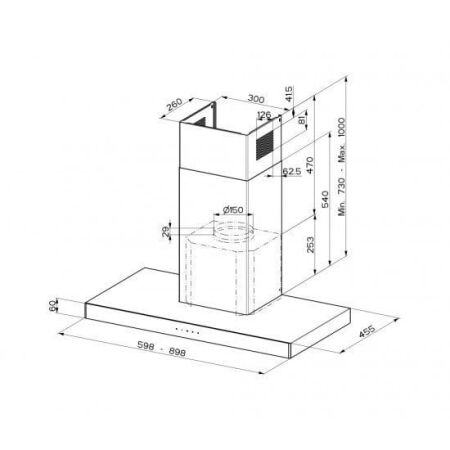 FABER Hood Stılo Glass Smart A60 - 2