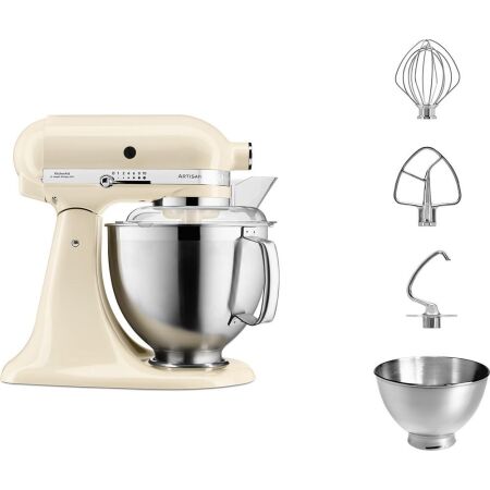 KitchenAid 5KSM185PSEAC Artisan Stand Mixer 4,8 Lt Almond Cream - 2