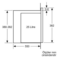 SIEMENS BE555LMS0 Siyah Ankastre Mikrodalga Fırın - 14