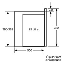 SIEMENS BE555LMS0 Siyah Ankastre Mikrodalga Fırın - 15