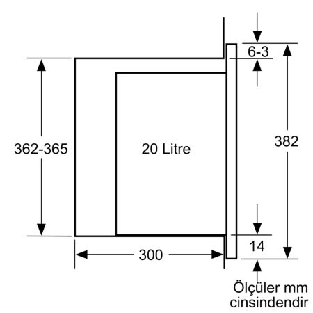 SIEMENS BF525LMW0 Beyaz Ankastre Mikrodalga - 8