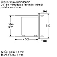 SIEMENS BF623LMG3 iQ100 Ankastre Mikrodalga - 3