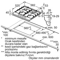 SIEMENS EG6B5HB60O Ankastre Woklu Gazlı İnox Ocak - 7