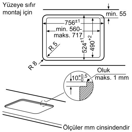 SIEMENS EP7A2QB20 Beyaz Ankastre Cam Gazlı Ocak - 7