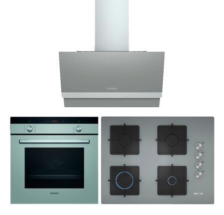 Siemens HB234FEH0T-EO7C8PO12O-LC65KAJ70T Titanium Gri Ankastre Set 2 (67 Cm Ocaklı) - 1