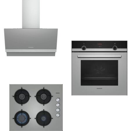 Siemens HB514FBH0T-EO6C8PO00O-LC65KAJ70T Titanium Gri Ankastre Set 1 (60 Cm Ocaklı) - 1