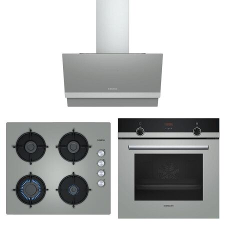 Siemens HB514FBH0T-EO7C8PO12O-LC65KAJ70T Titanium Gri Ankastre Set 1 (67 Cm Ocaklı) - 1