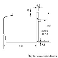 SIEMENS HB778G3B1 iQ700 Ankastre Fırın 60 x 60 cm Siyah - 3