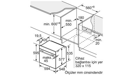 SIEMENS HB778G3B1 iQ700 Ankastre Fırın 60 x 60 cm Siyah - 6