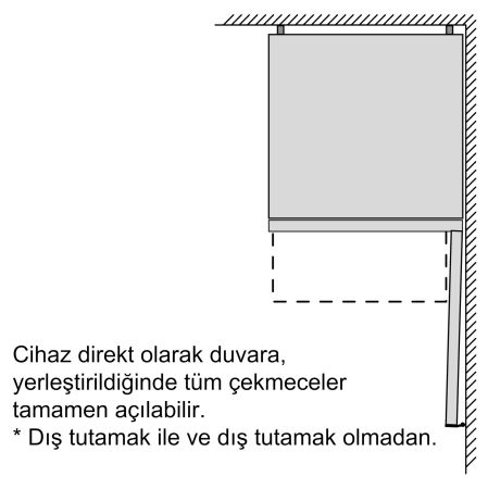 Siemens KG36NNLE0N iQ100 Alttan Dondurucu Inox Buzdolabı - 8