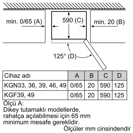 Siemens KG36NNLE0N iQ100 Alttan Dondurucu Inox Buzdolabı - 9