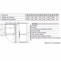 Siemens KG56NTWE0N iQ500 Alttan Donduruculu Beyaz Buzdolabı - 7