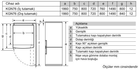 Siemens KG76APIE0N iQ700 Alttan Donduruculu Inox Buzdolabı - 6