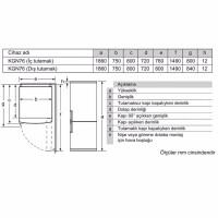 Siemens KG76NCWE0N iQ500 Alttan Donduruculu Beyaz Buzdolabı - 7