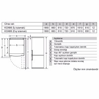 Siemens KG86NPIE0N iQ500 Alttan Donduruculu Inox Buzdolabı - 6