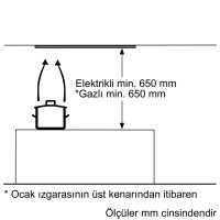 SIEMENS LB55565 iQ300 Gömme Aspiratör 53 cm Gümüş Metalik - 4