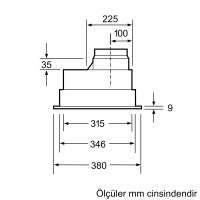 SIEMENS LB55565 iQ300 Gömme Aspiratör 53 cm Gümüş Metalik - 5