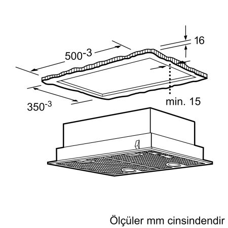 SIEMENS LB55565 iQ300 Gömme Aspiratör 53 cm Gümüş Metalik - 7