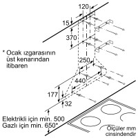 SIEMENS LC64PCC20T 60 cm Beyaz Davlumbaz - 8