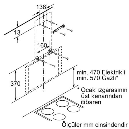 Siemens LC65KAJ60T iQ300 60 cm Eğimli Siyah Davlumbaz - 10